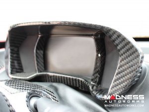 Alfa Romeo 4C Carbon Fiber Instrument Gauge Trim